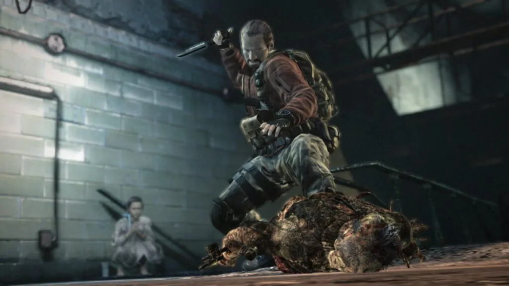 Barry Burton in RESIDENT EVIL REVELATIONS 2 (Credit: Capcom)