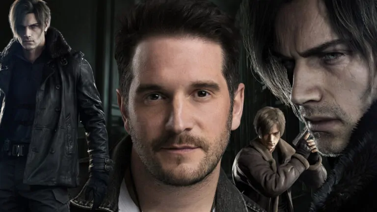 Nick Apostolides is Leon Kennedy in RESIDENT EVIL REQUIEM