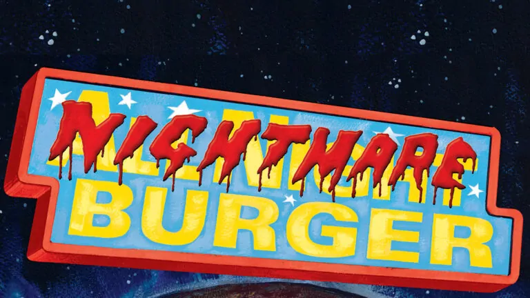 new horror novel nightmare burger cover art by horror illustrator graham humphreys