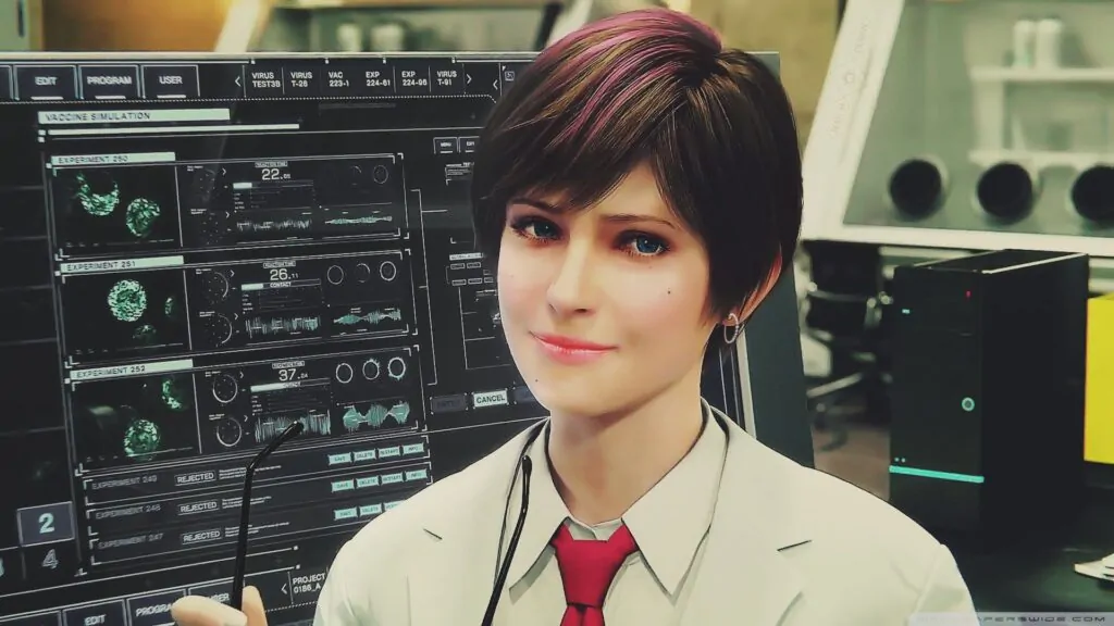 Rebecca Chambers in RESIDENT EVIL: VENDETTA (Credit: Capcom)