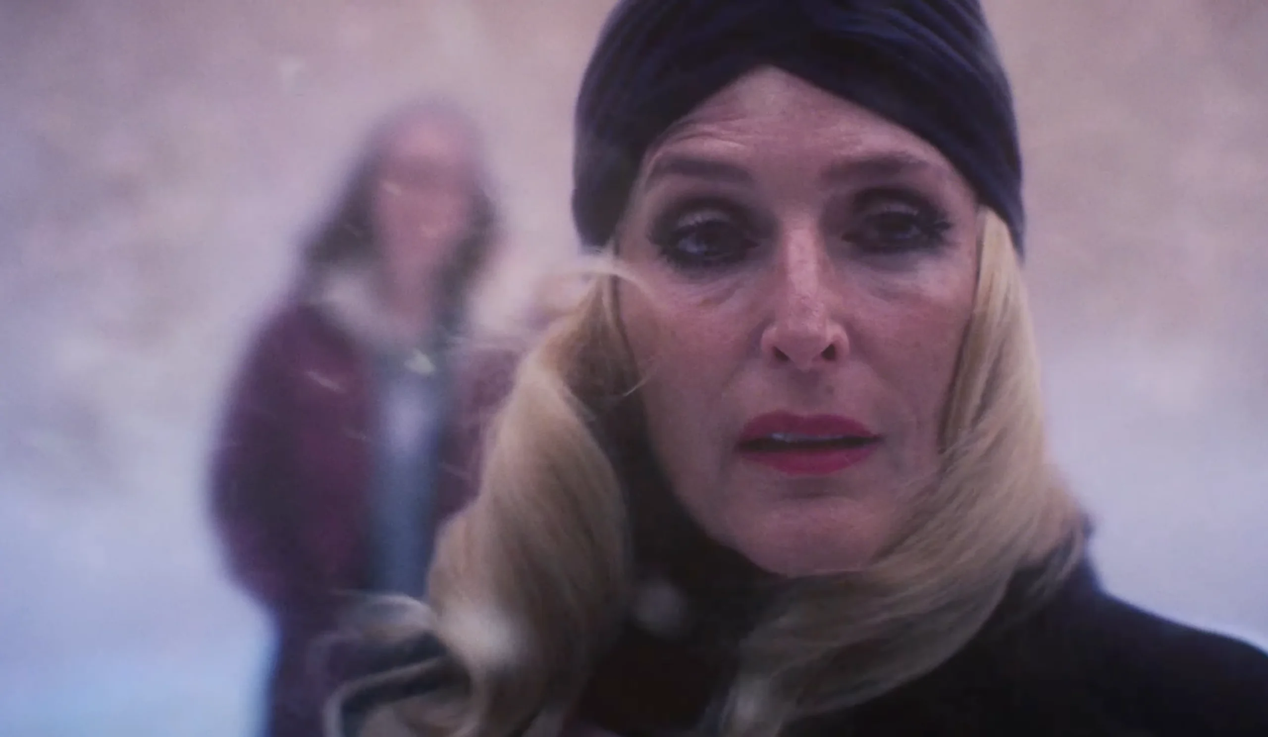 Hannah Einbinder and Gillian Anderson in Jane Schoenbrun's TEENAGE SEX AND DEATH AT CAMP MIASMA (Credit: MUBI)