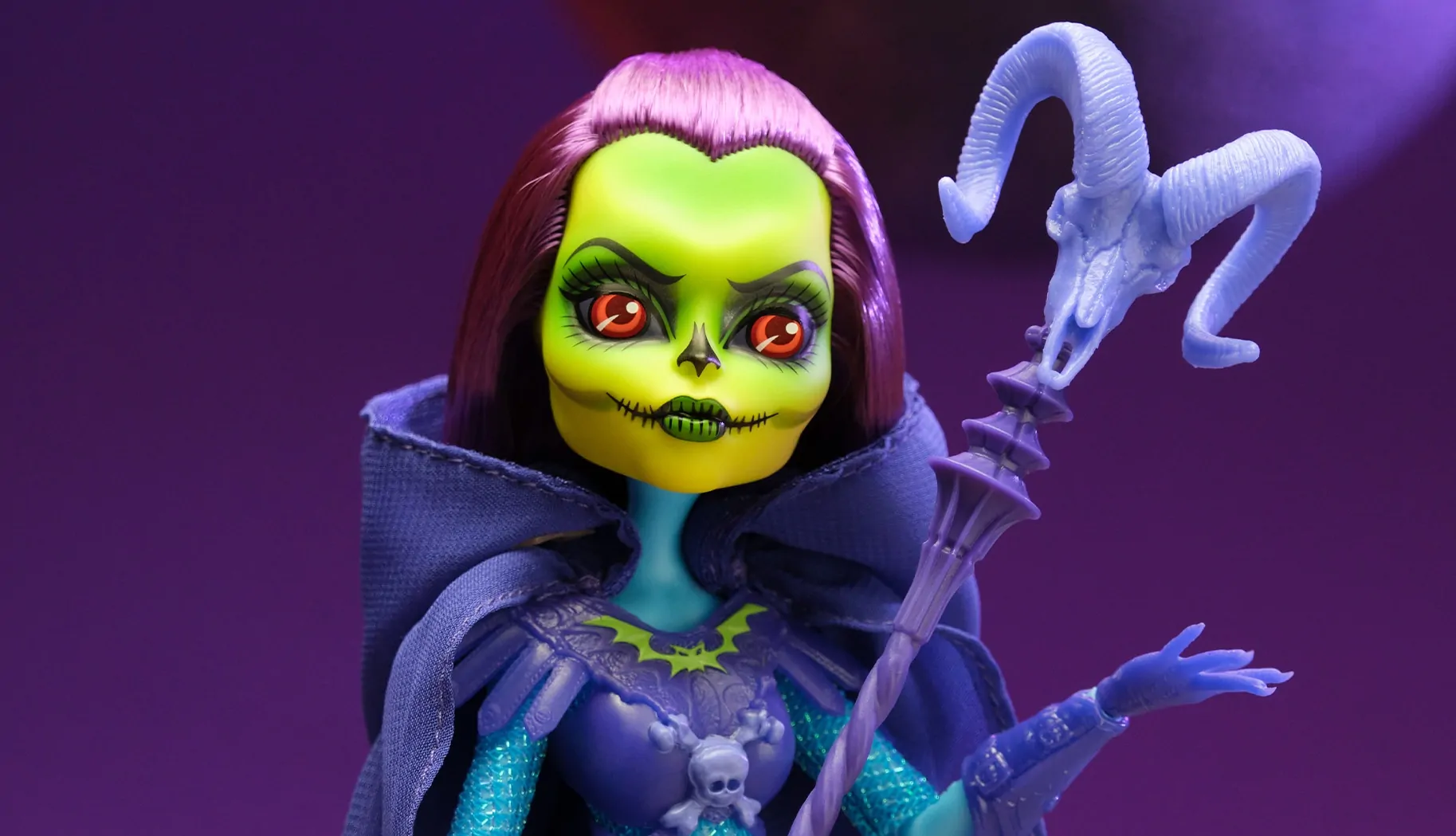 Monster High's new MASTERS OF THE UNIVERSE Skeletor doll (Credit: Mattel Creations)