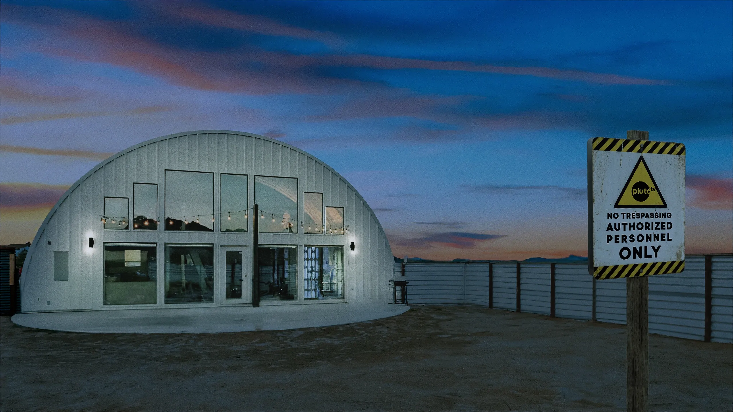 Pluto TV's top-secret X-FILES-themed bunker (Credit: Pluto TV)