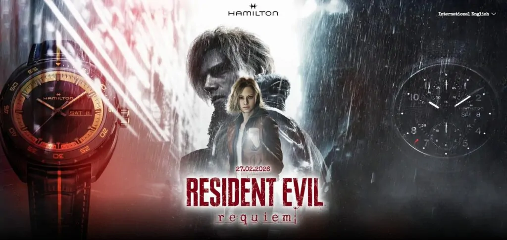RESIDENT EVIL REQUIEM x Hamilton Watch Collab (Credit: Hamilton/Capcom)
