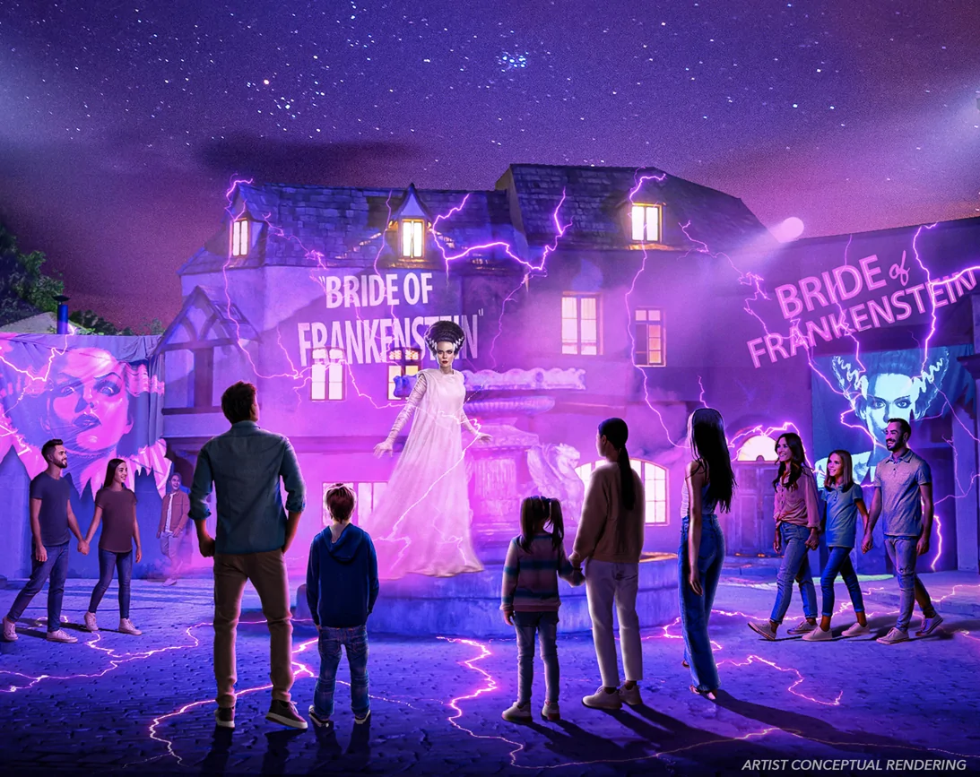 Scooby-Doo Meets the Universal Monsters: Mystery on the Backlot concept art (Credit: Universal Studios)