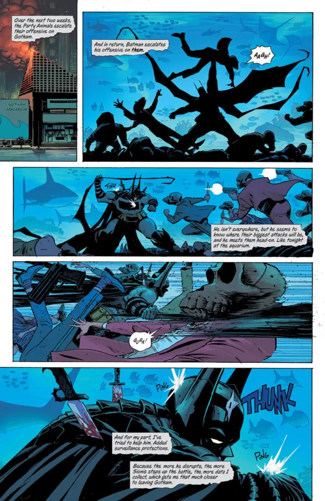 batman horror comics the party animals