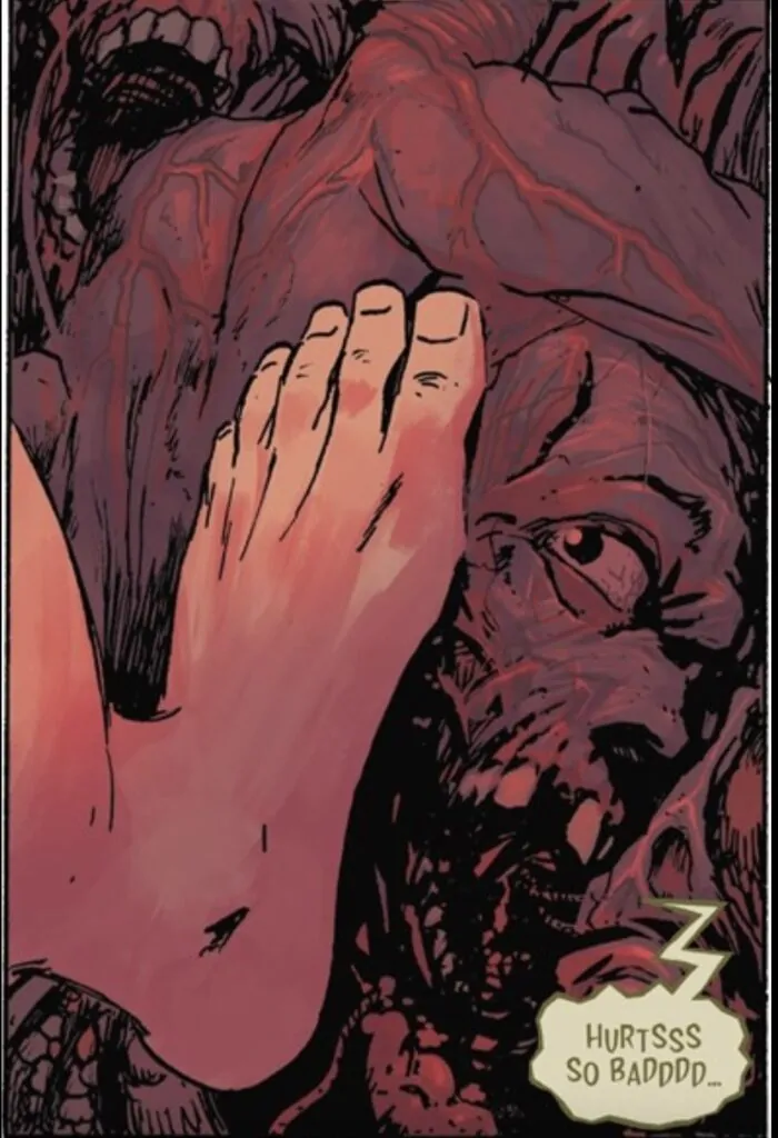 batman horror comics face floor clayface