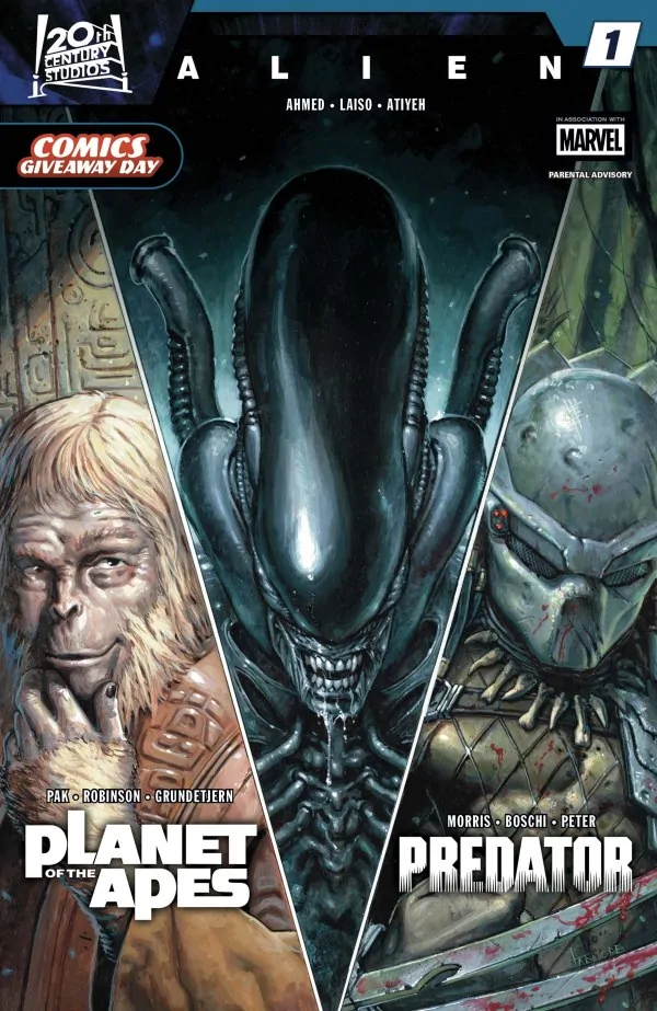 free comic day ALIEN PREDATOR AND PLANET OF THE APES