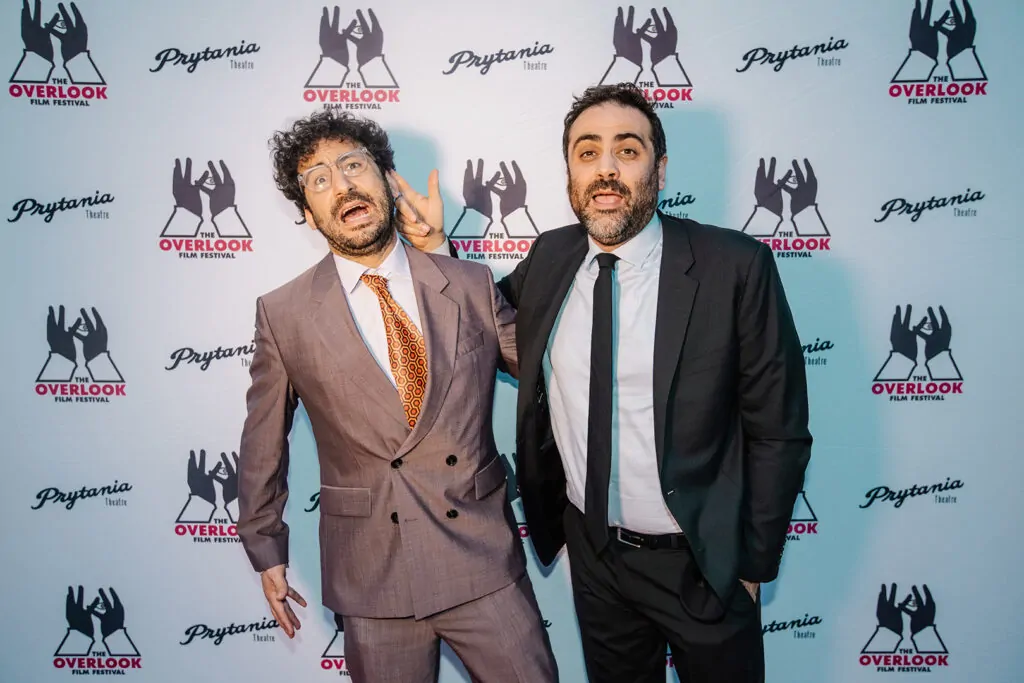 Overlook Film Festival co-founders Landon Zakheim and Michael Lerman at the Obsession screening