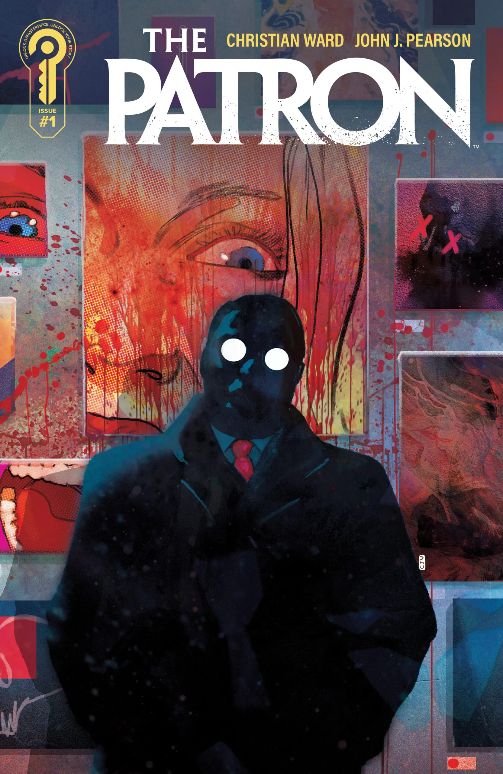 The Patron comic book cover art