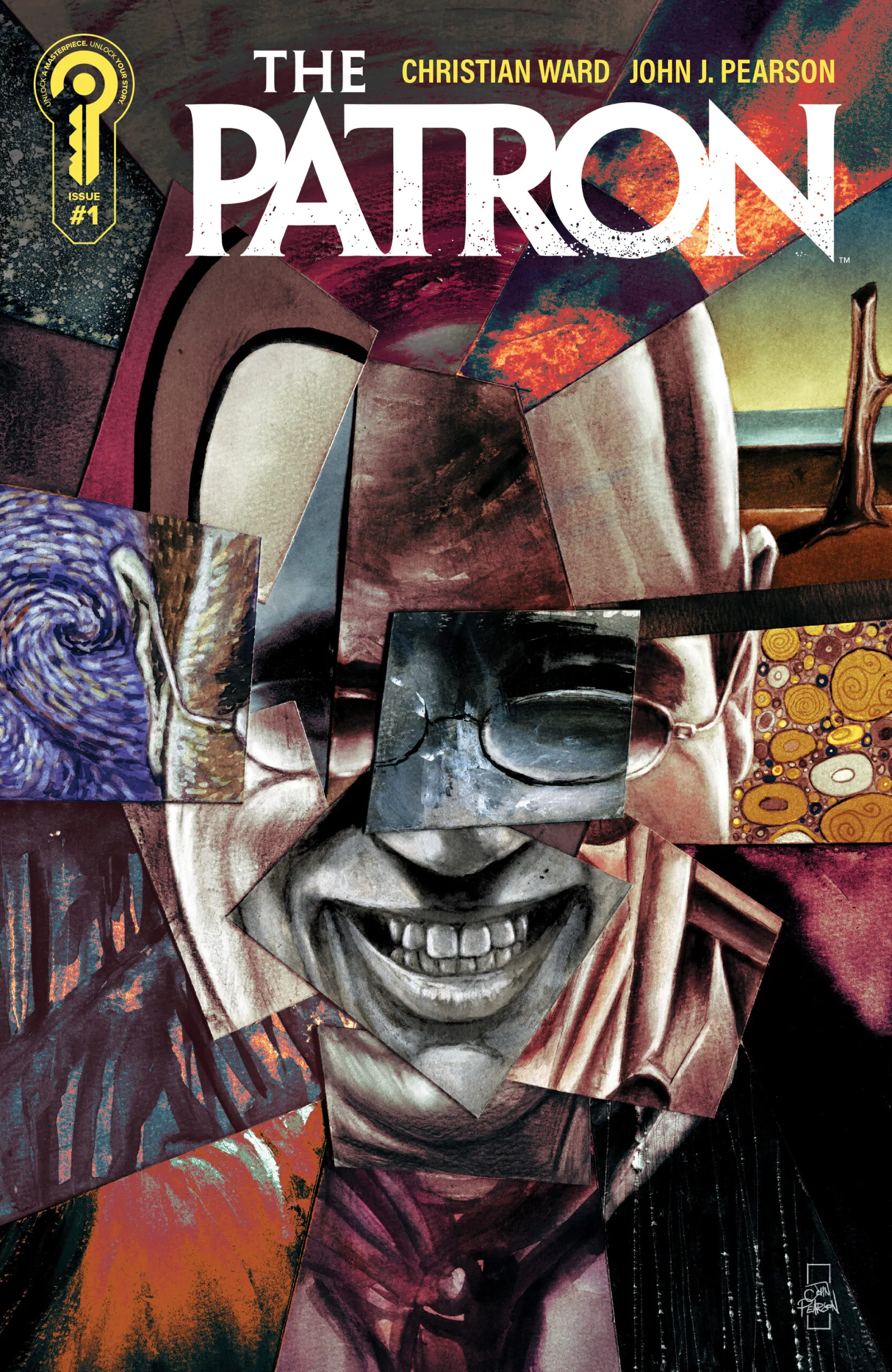 The Patron comic book cover alternate cover art