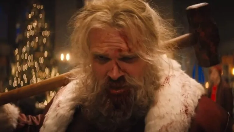 David Harbour as Santa in Violent Night