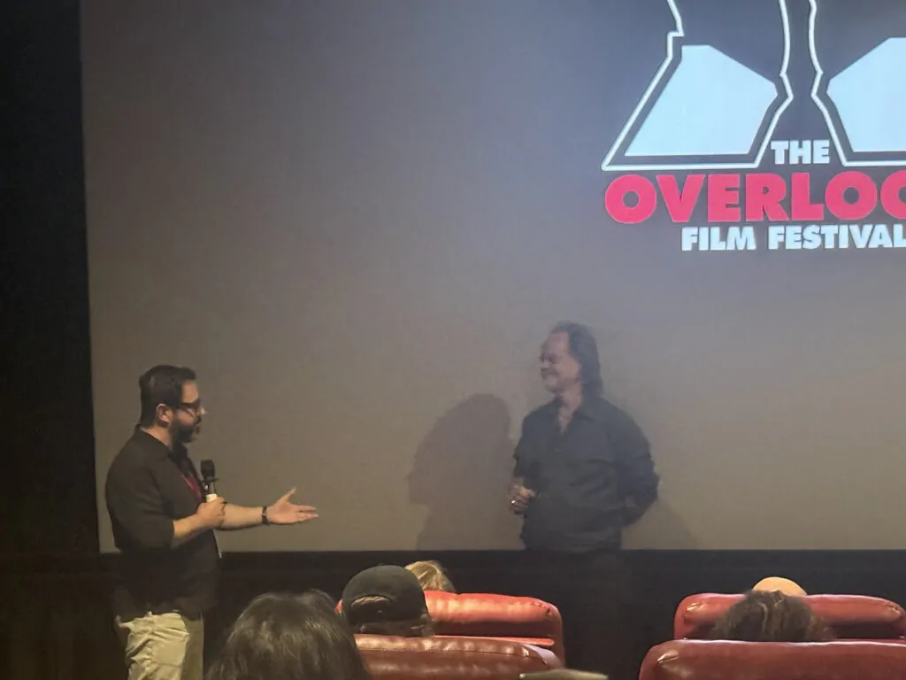 FANGORIA's Phil Nobile Jr. and filmmaker Larry Fessenden at Overlook Film Fest
