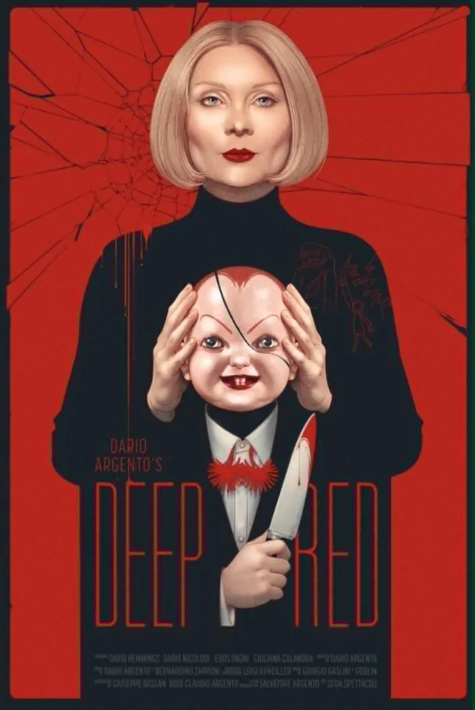 Deep Red screen-print