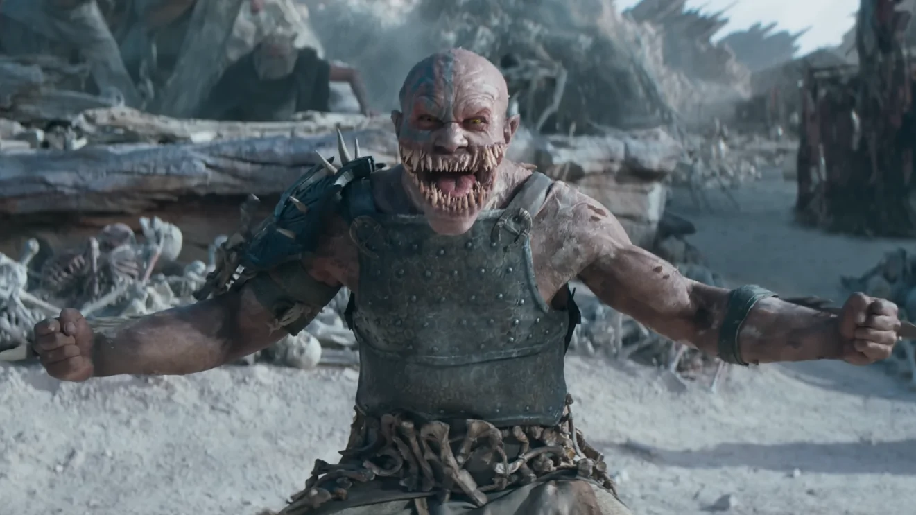 Baraka screaming in Mortal Kombat II