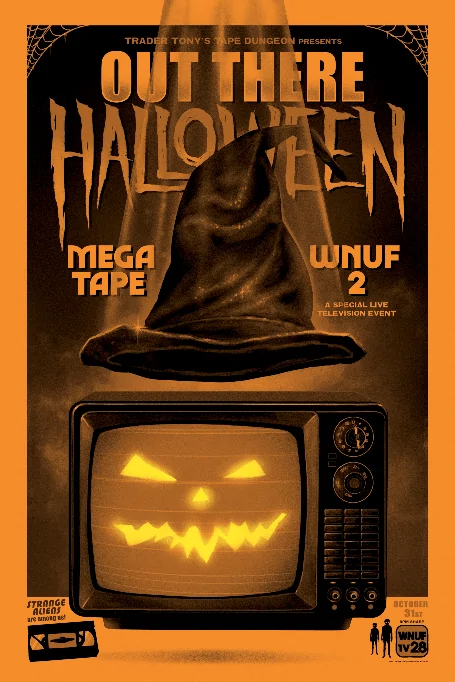 Out There Halloween screen-print orange variant