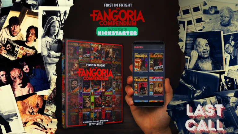 Final day to back FIRST IN FRIGHT: The FANGORIA Compendium on kickstarter.