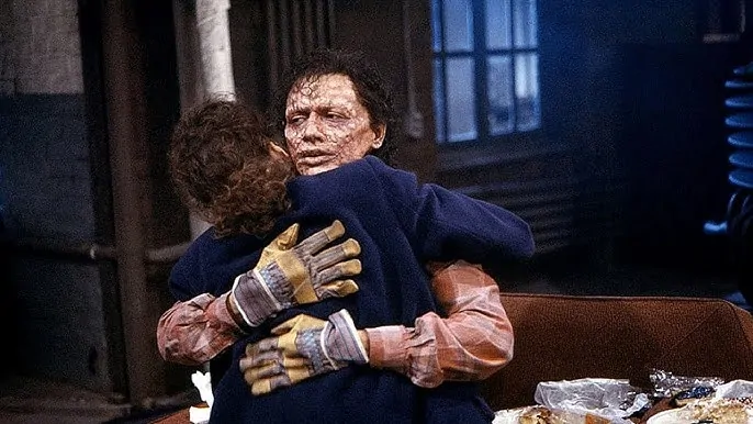 Geena Davis and Jeff Goldblum in David Cronenberg's THE FLY (Credit: IMDb)