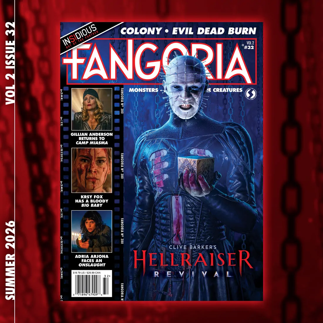 Get your hands on FANGORIA #32 before the Cenobites get you!