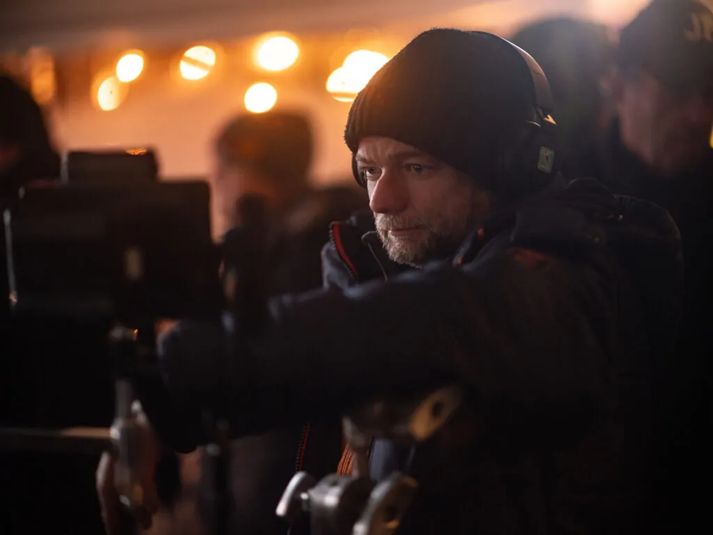 Director André Øvredal on the set of Passenger from Paramount Pictures.