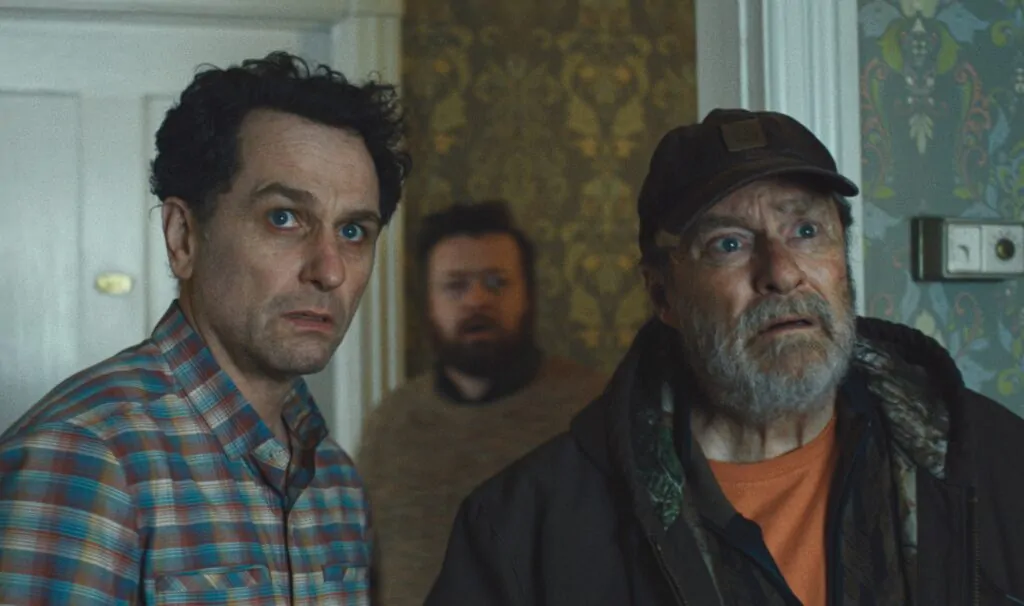 Matthew Rhys and Stephen Root in WIDOW'S BAY (Credit: Apple TV+)