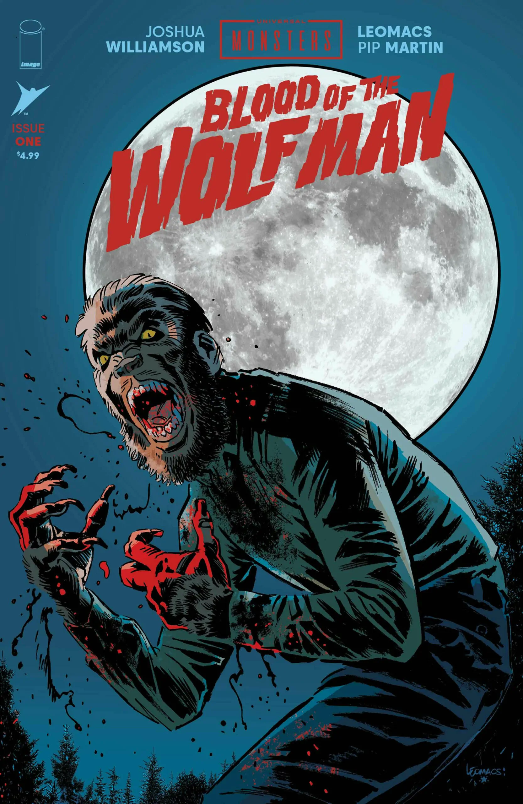Blood of the Wolf Man #1cover art