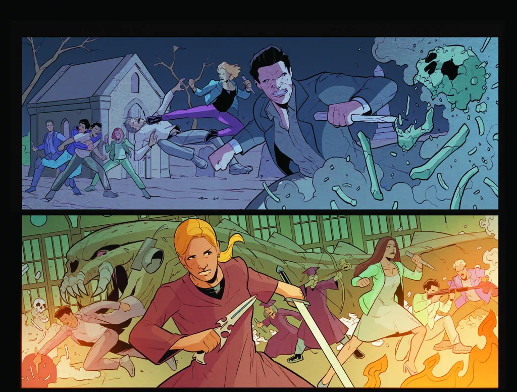 Page from Buffy 1 Stephen Byrrne Art Lee Loughridge colors copy