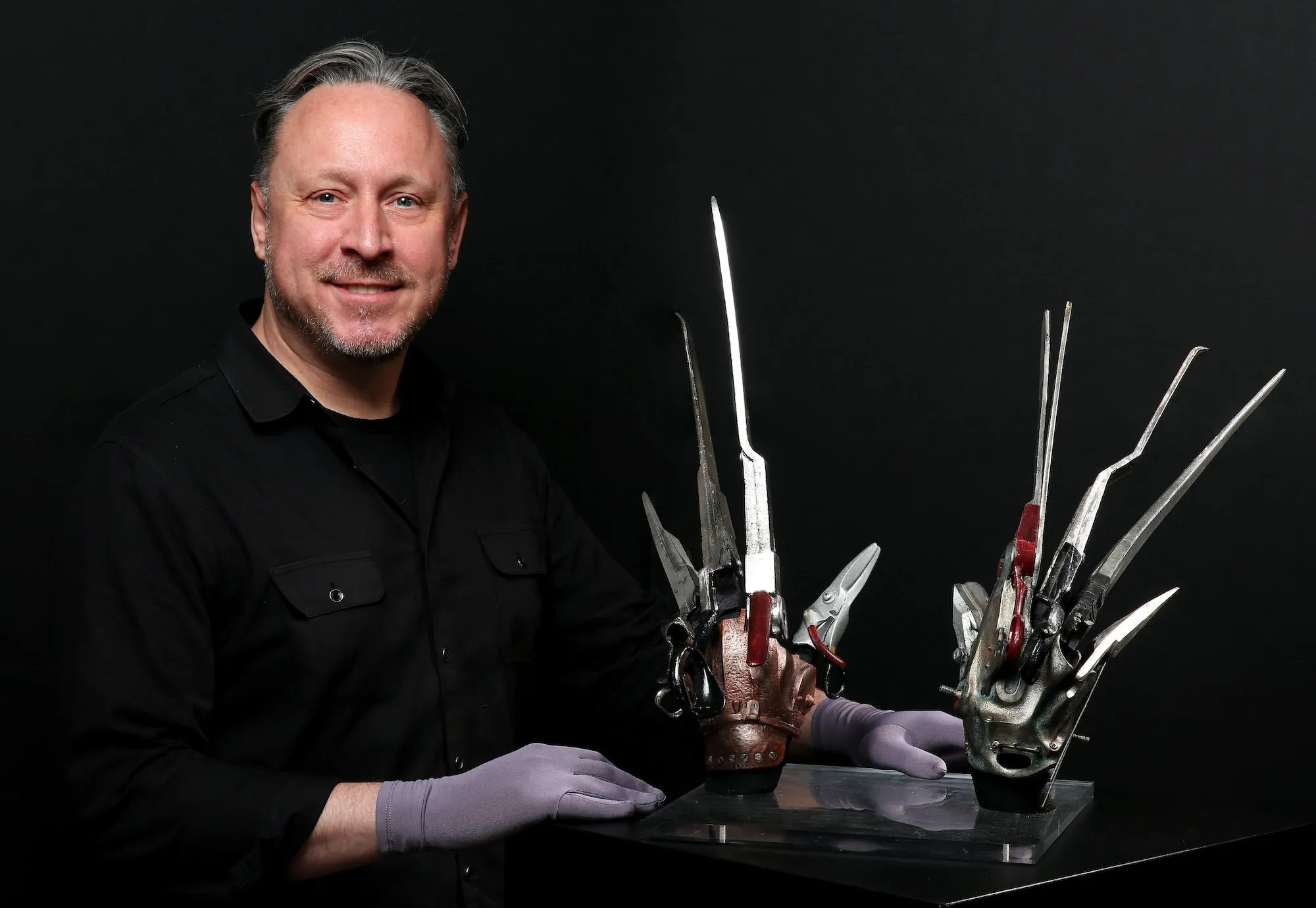 EDWARD SCISSORHANDS' titular hand props (Credit: Propstore)