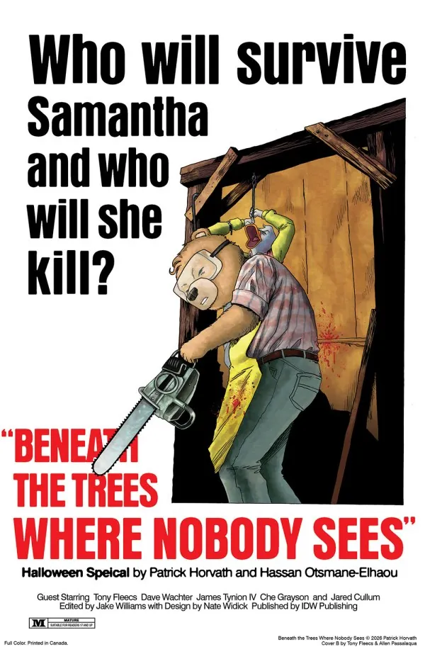 BENEATH THE TREES WHERE NOBODY SEES (Credit: IDW Dark)