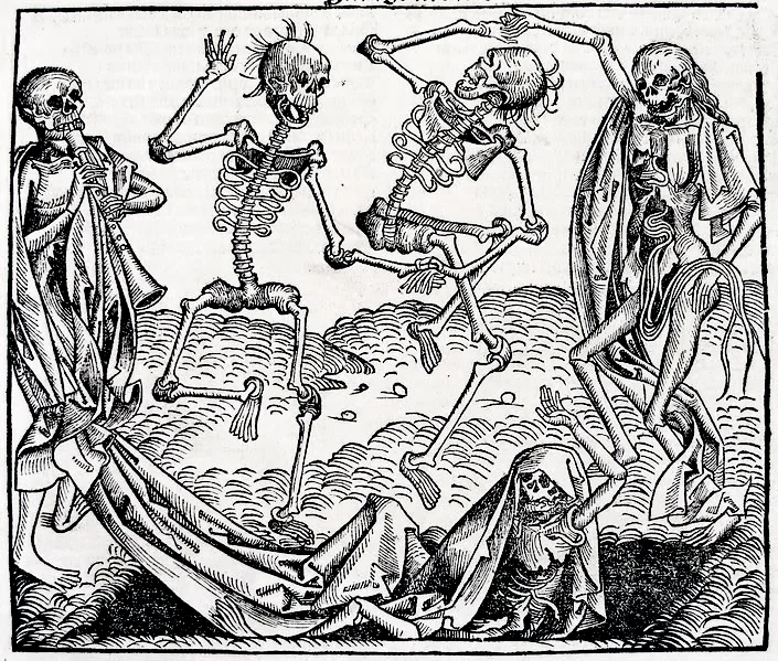 Danse macabre by Michael Wolgemut