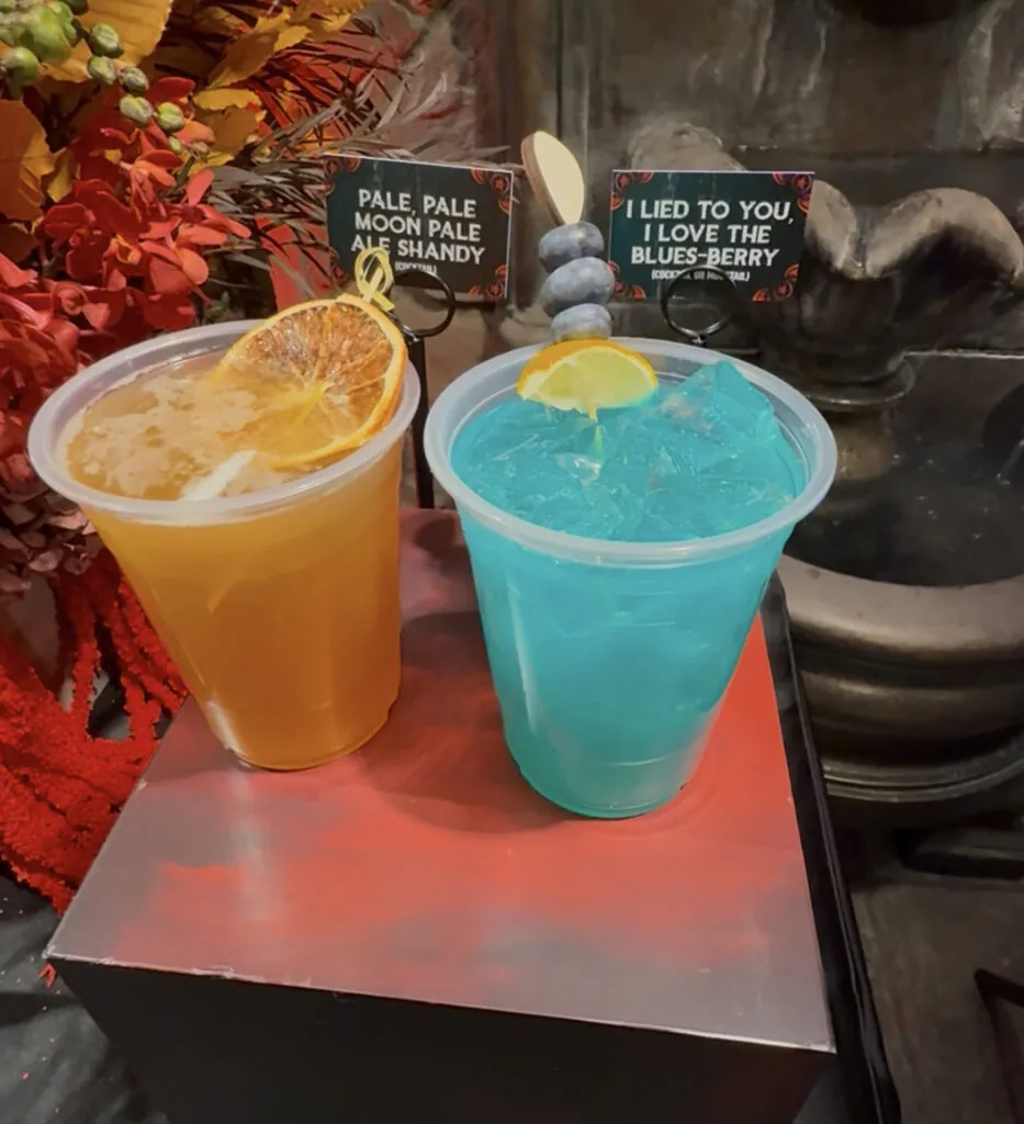 HHN Food Menu 2026 SINNERS cocktails (Credit: Angel Melanson)