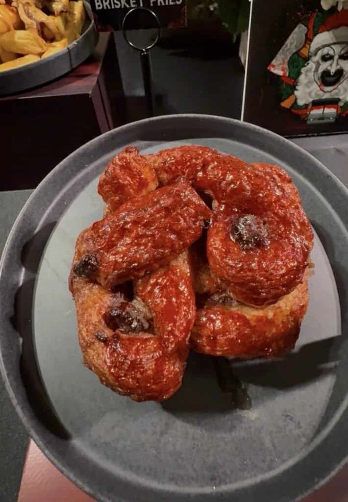 HHN Food Menu 2026 TERRIFIER gut wound dessert (Credit: Angel Melanson)