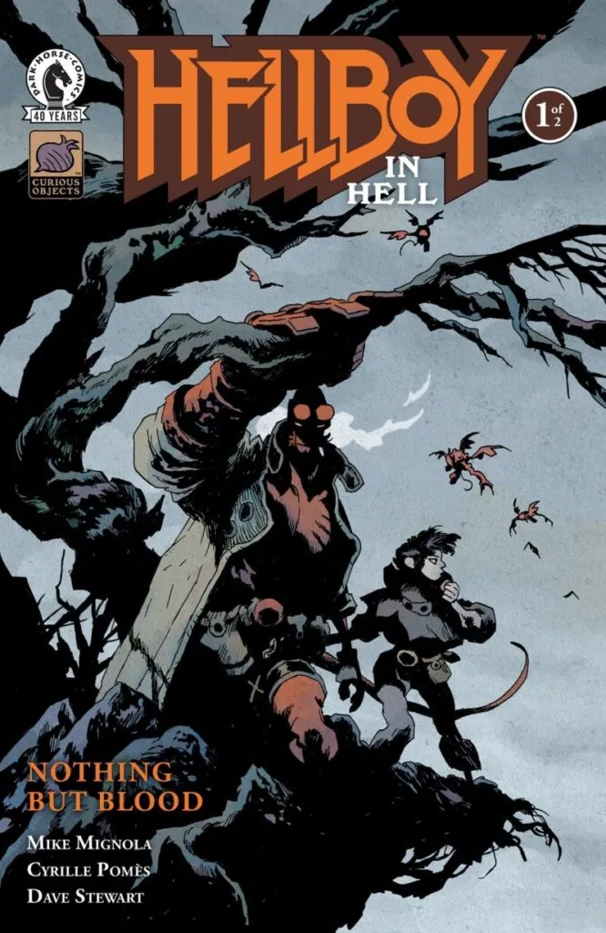 new horror comics to read in october HELLBOY IN HELL: NOTHING BUT BLOOD