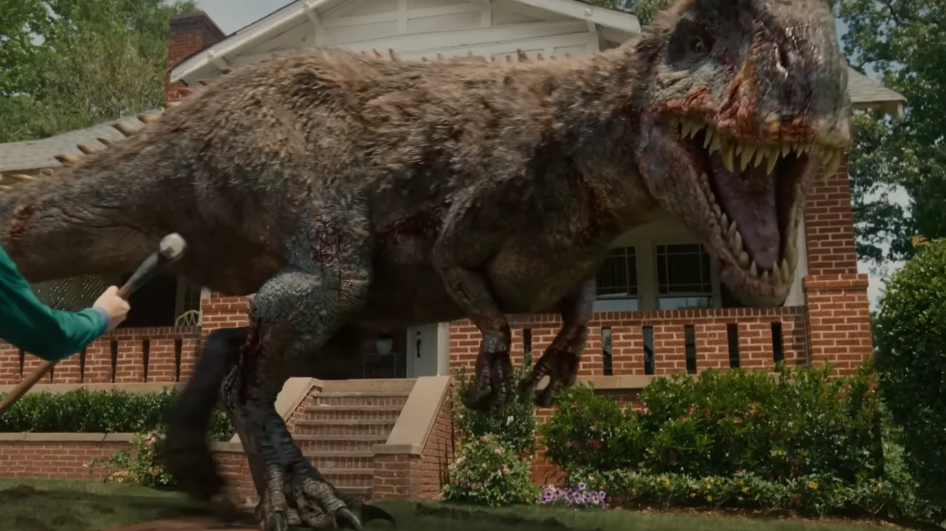 The allosaur in The End of Oak Street