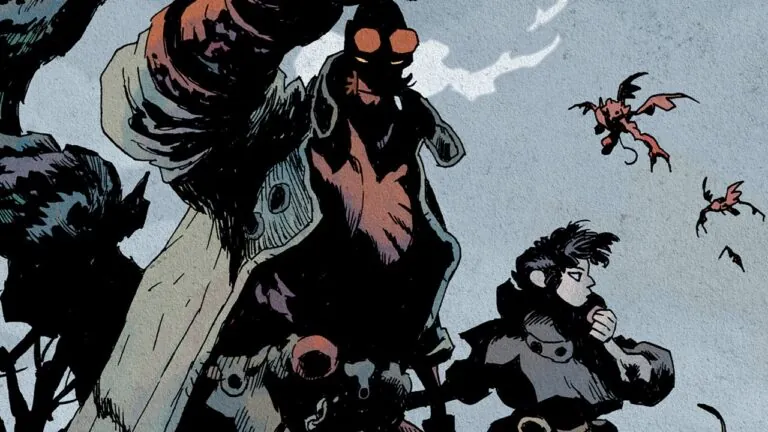 Hellboy in Hell: Nothing But Blood cover art cropped
