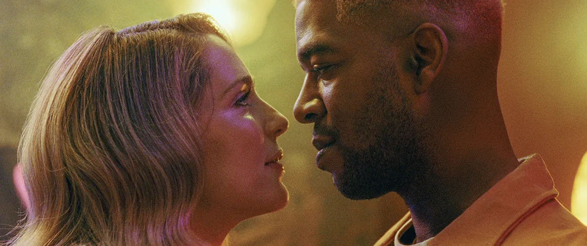Jessica Rothe and Scott Mescudi in PATHETIC FALLACY