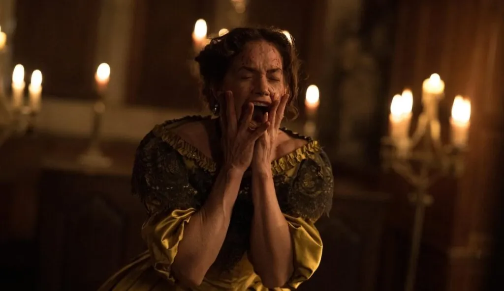 Ruth Wilson screaming in Victorian Psycho
