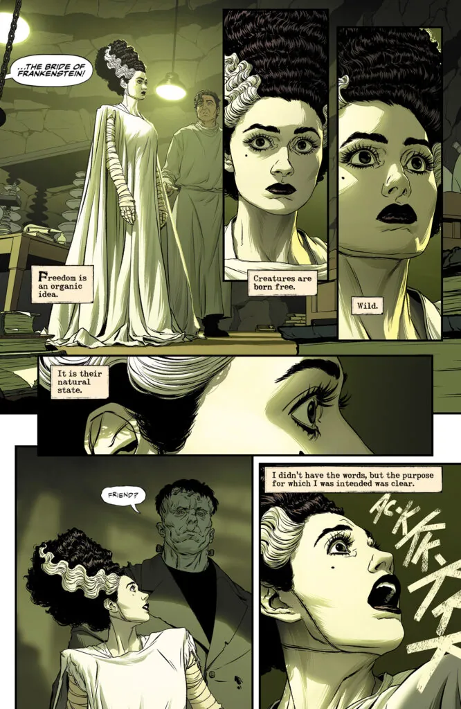The Bride of Frankenstein by Kelly Thompson and Mattia de Iulis. (Credit: Image Comics)