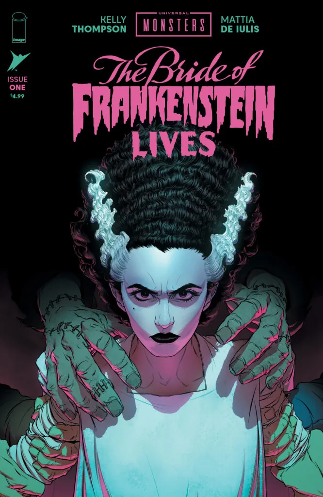 The Bride of Frankenstein Cover by Kelly Thompson and Mattia de Iulis. (Credit: Image Comics)