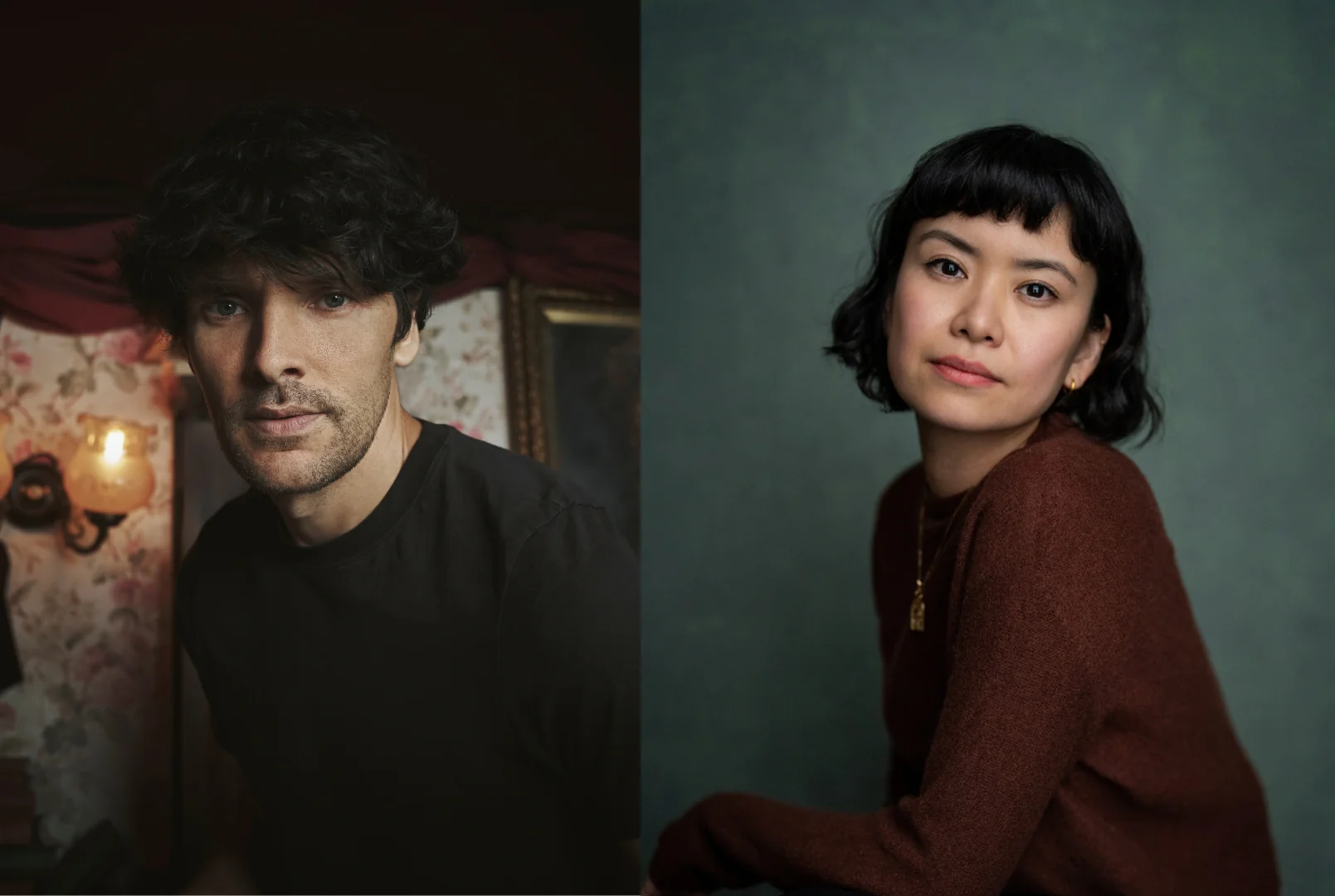 Colin Morgan and Katie Leung narrate THE HAUNTED LIBRARY (Credit: BBC)