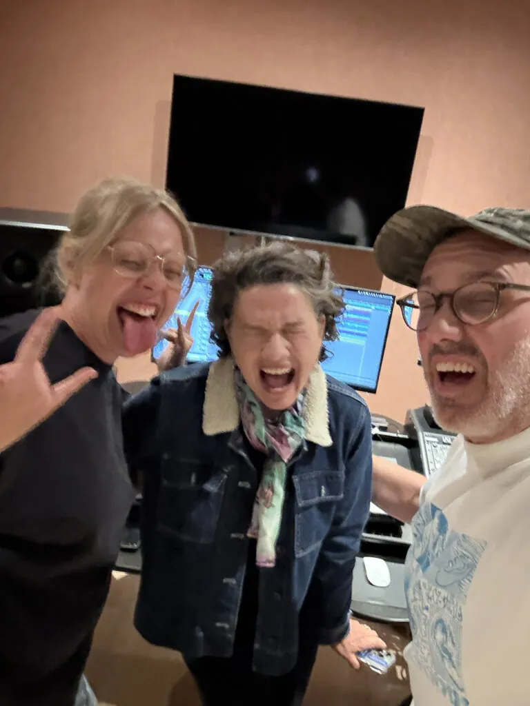 Heather Langenkamp recording. (Credit: LVCRFT)