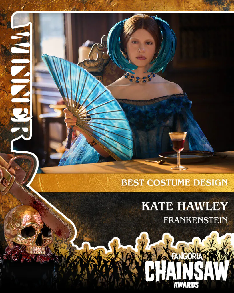 BEST COSTUME DESIGN: Kate Hawley, Frankenstein