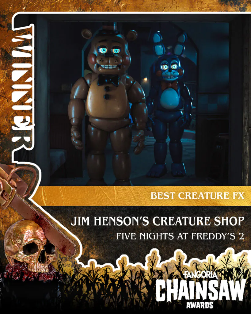 BEST CREATURE FX: Jim Henson's Creature Shop, Five Nights at Freddy's 2