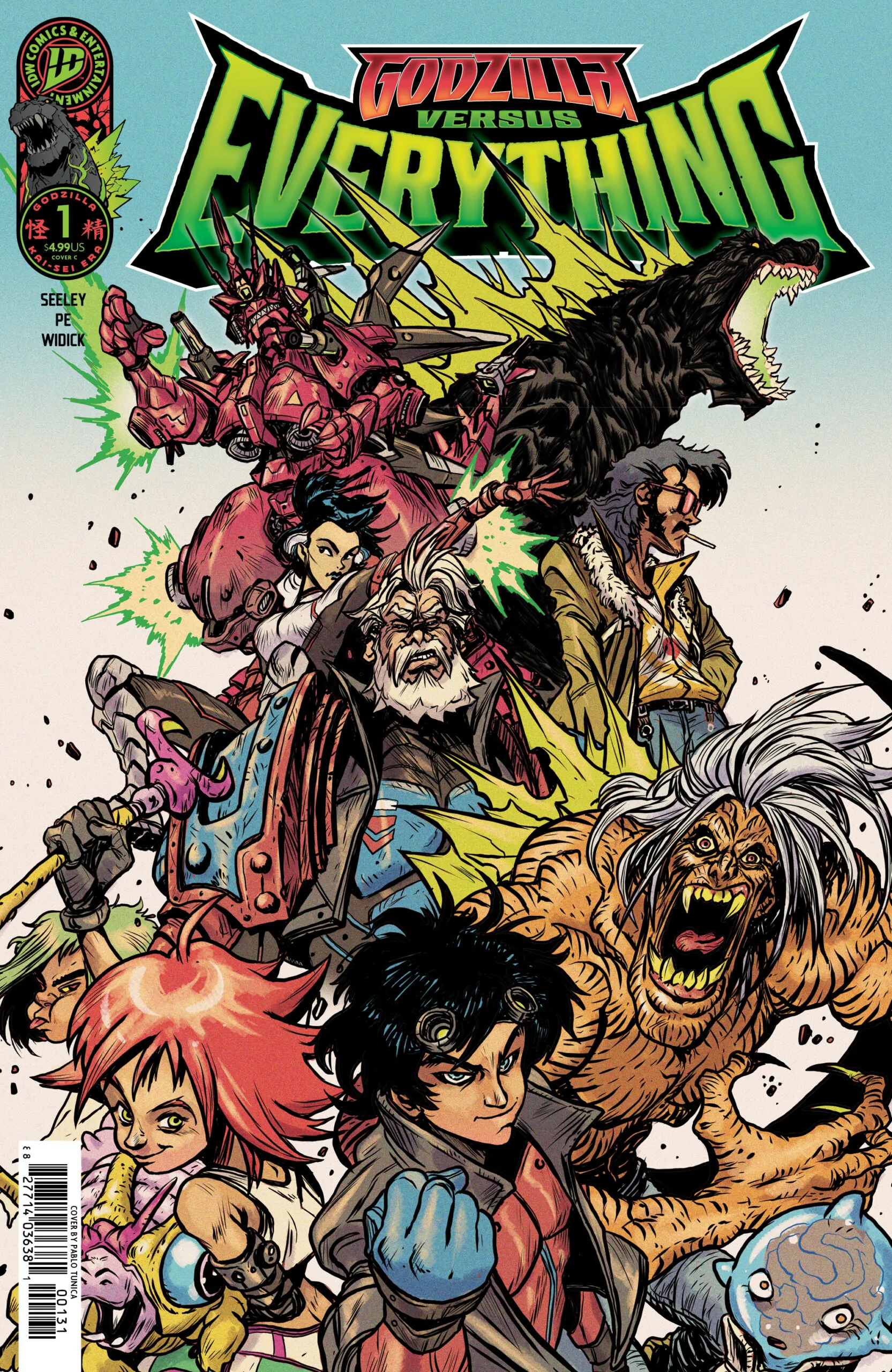 Godzilla vs. Everything #1 cover art