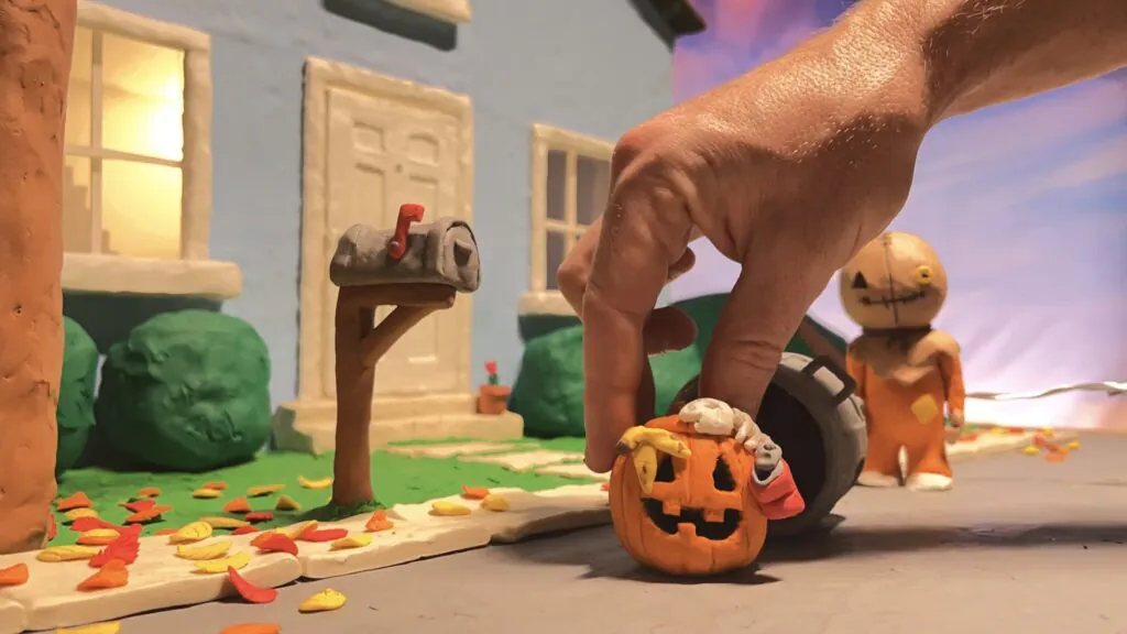 Trent Shy animating Sam's Harvest