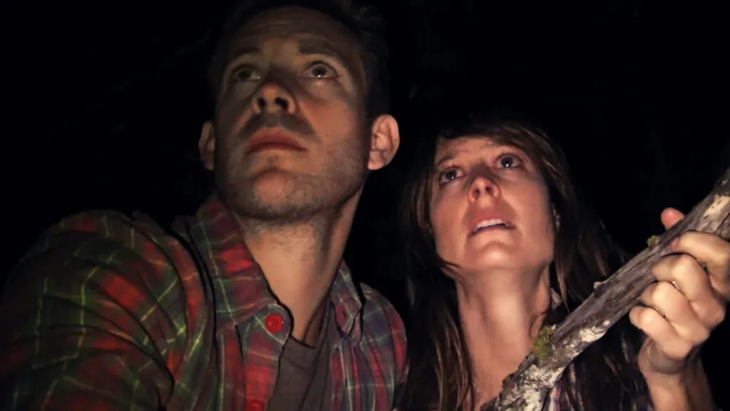 Bryce Johnson and Alexie Gilmore in WILLOW CREEK. (Credit: MPI Media Group)