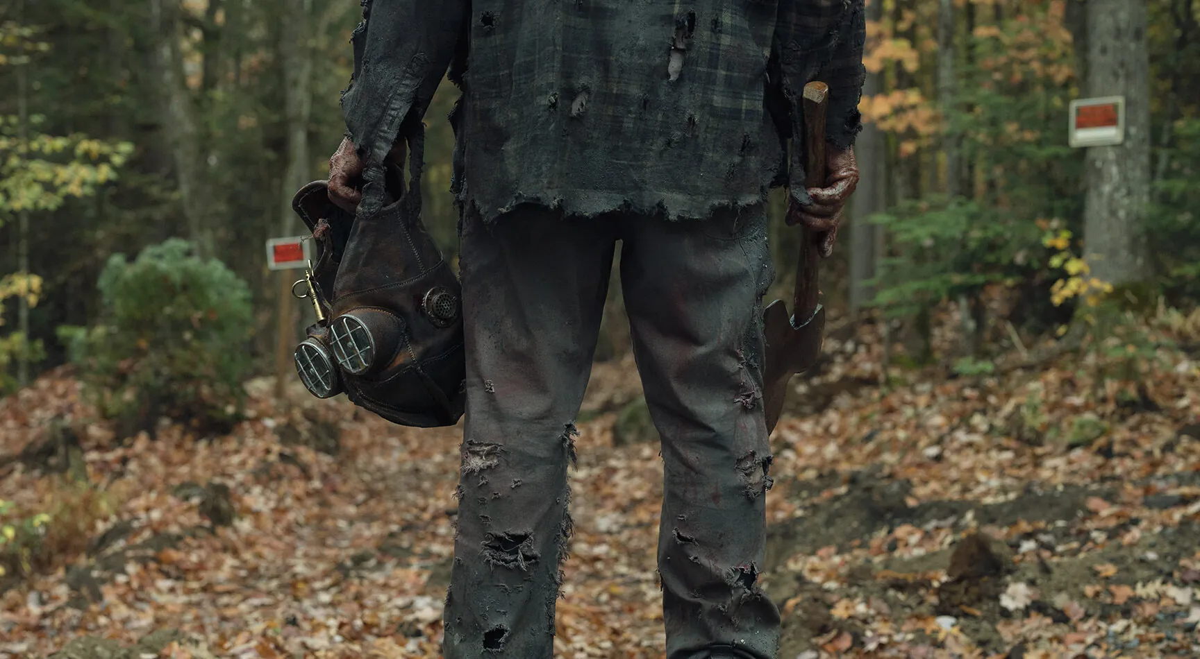 Ry Barrett in IN A VIOLENT NATURE: PART 2. (Credit: Shudder/IFC)