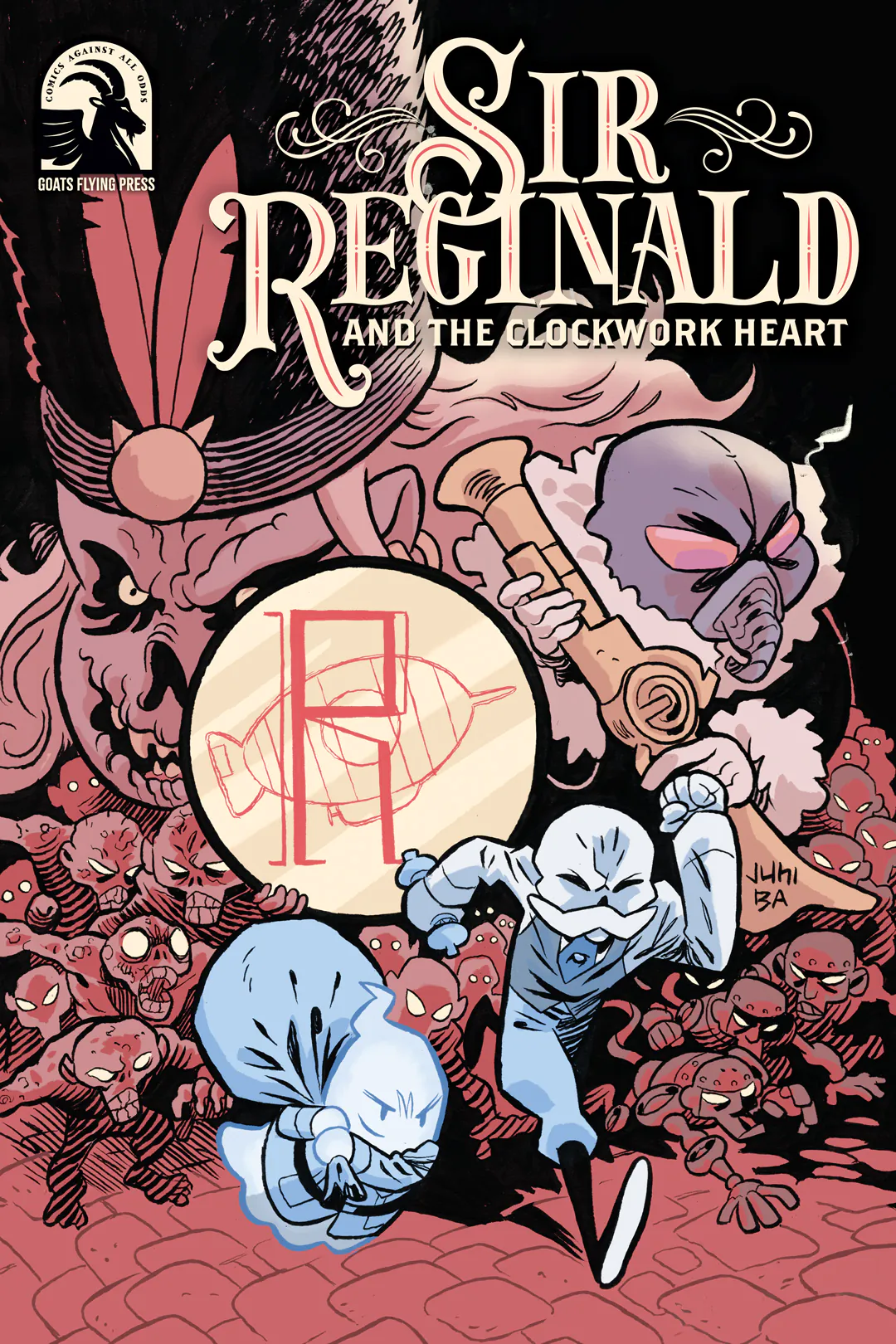 SIR REGINALD & THE CLOCKWORK HEART (Credit: Goats Flying Press)