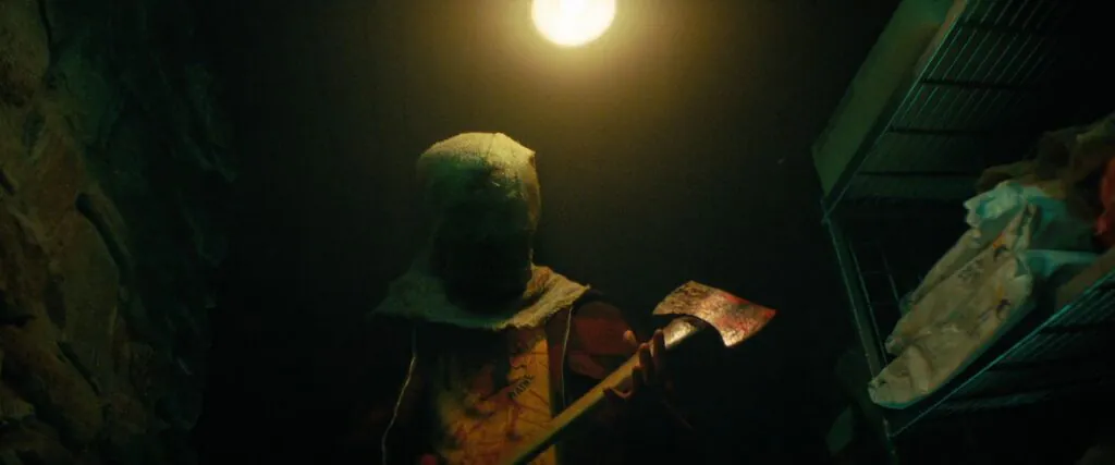 Tommy with his axe in Fear Street Part Two: 1978