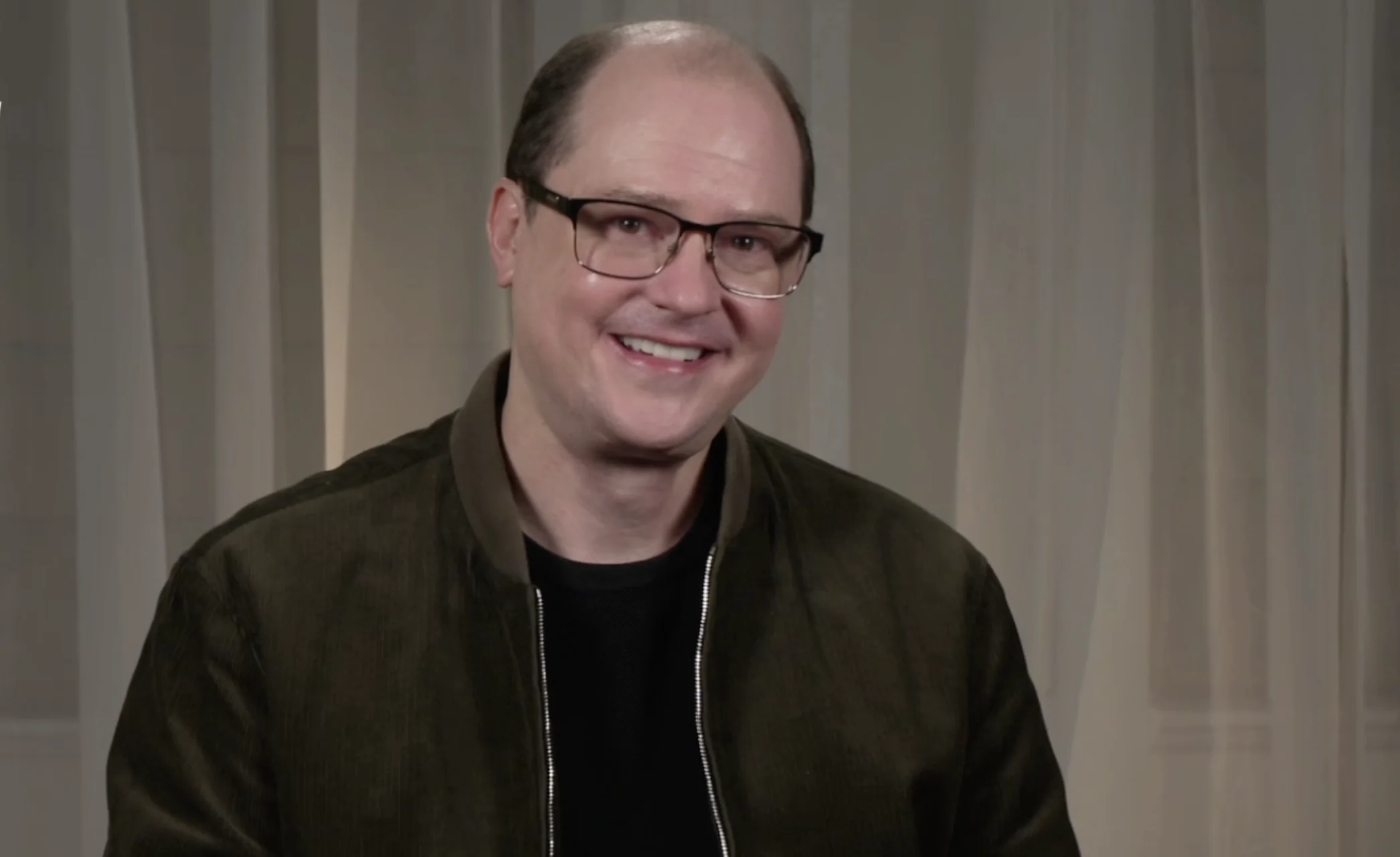 Mike Flanagan interviewed by FANGORIA. (Credit: Prime Video)